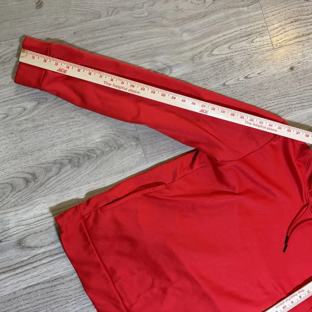 Nike‎ Jordan Dri-FIT Air Fleece Size L Pullover Hoodie Gym Red Jump man Pockets